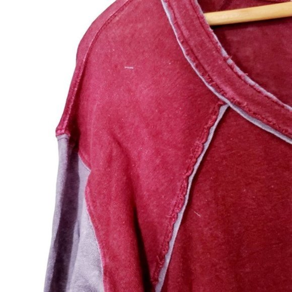 FREE people casual solid summer red pullover women's tops size XS - Picture 5 of 10